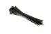 11in Nylon Cable Ties, Black (Qty 100)