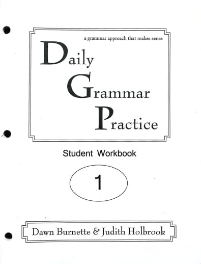 Daily Grammar Practice Student Workbook Grade 1