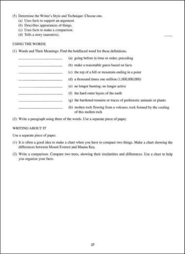Eskimo Reading Comprehension