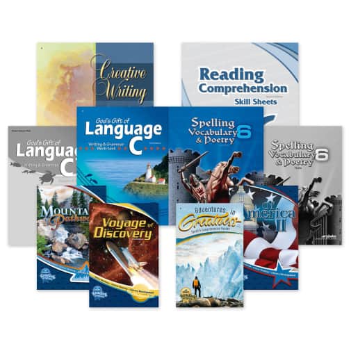 Abeka Language Arts 6 Child Kit - Revised (Bound)