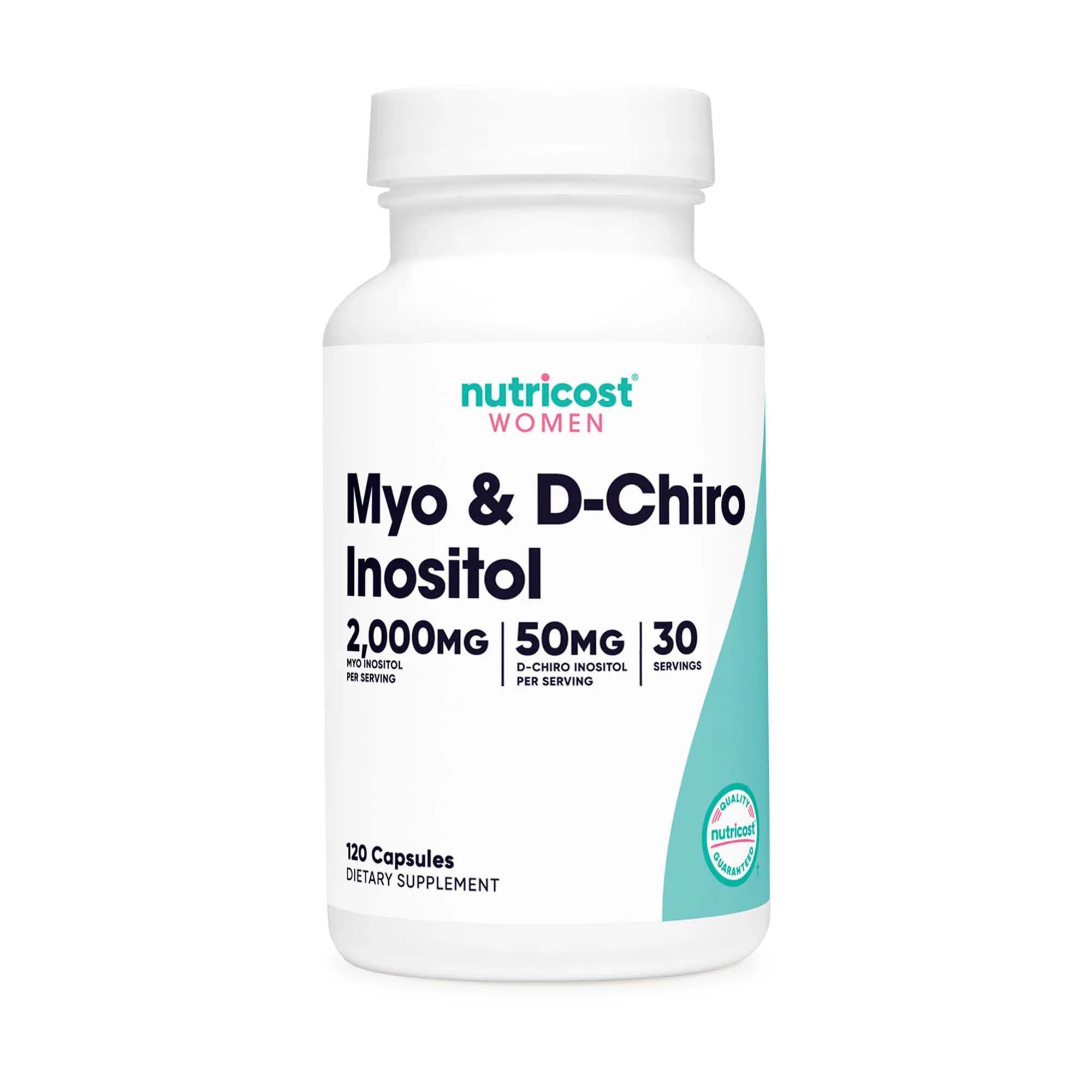 nutricost Myo & D-Chiro Inositol for Women's Hormonal and Metabolic Health MK 1270277