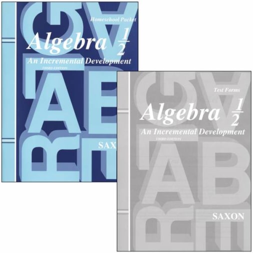 Saxon Algebra 1/2 3rd Edition Answer Keys and Tests