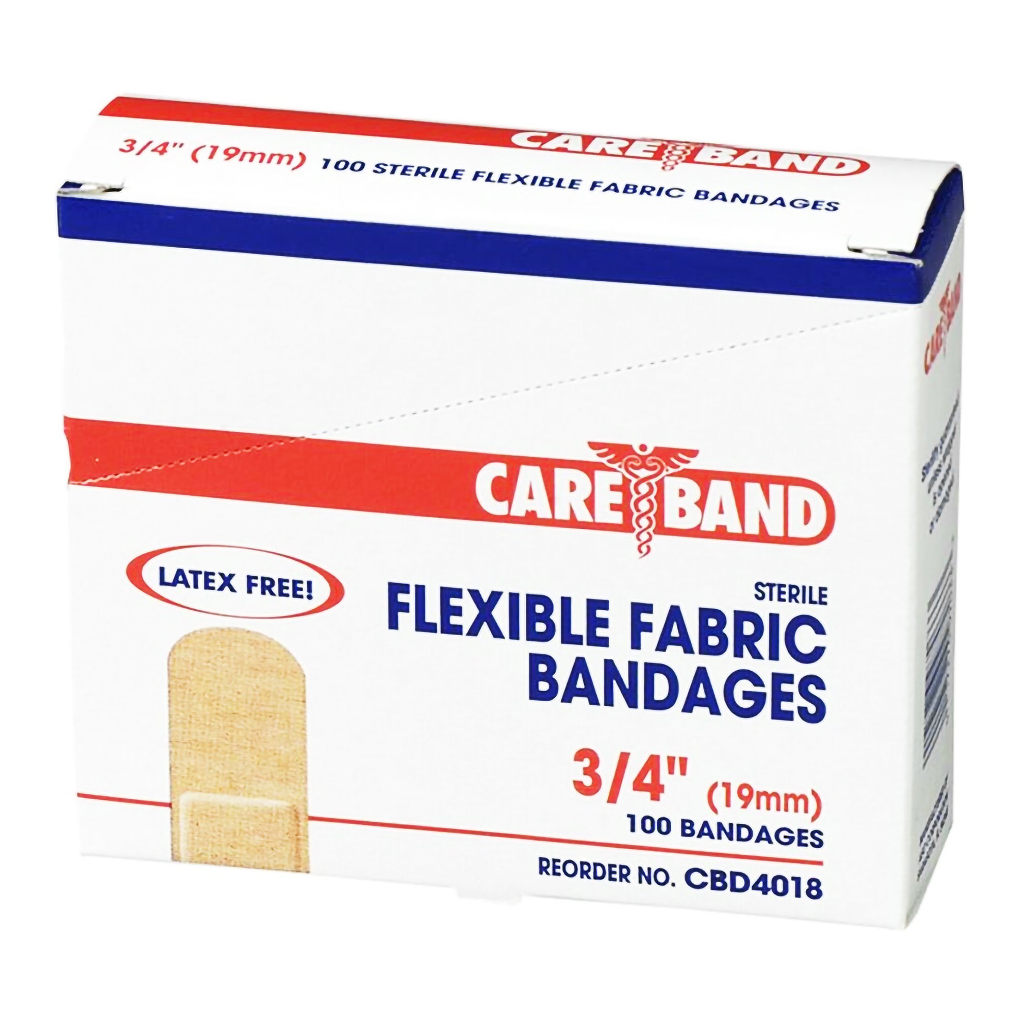 Careband Tan Fabric Adhesive Strip, 3/4 x 3 Inch MK 329352