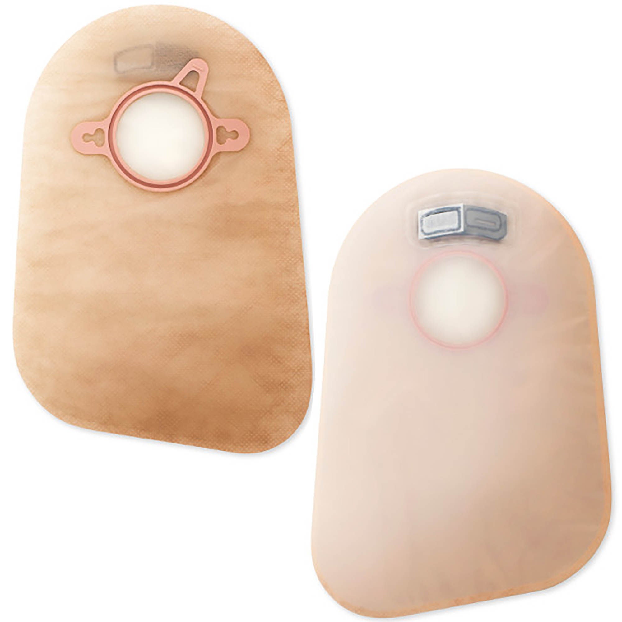 New Image 2-Piece Transparent Ostomy Pouch, Pre-cut to Fit 57mm Stoma MK 563232