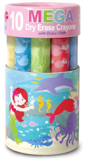 Dry Erase Mega Crayons - Magical Mermaids