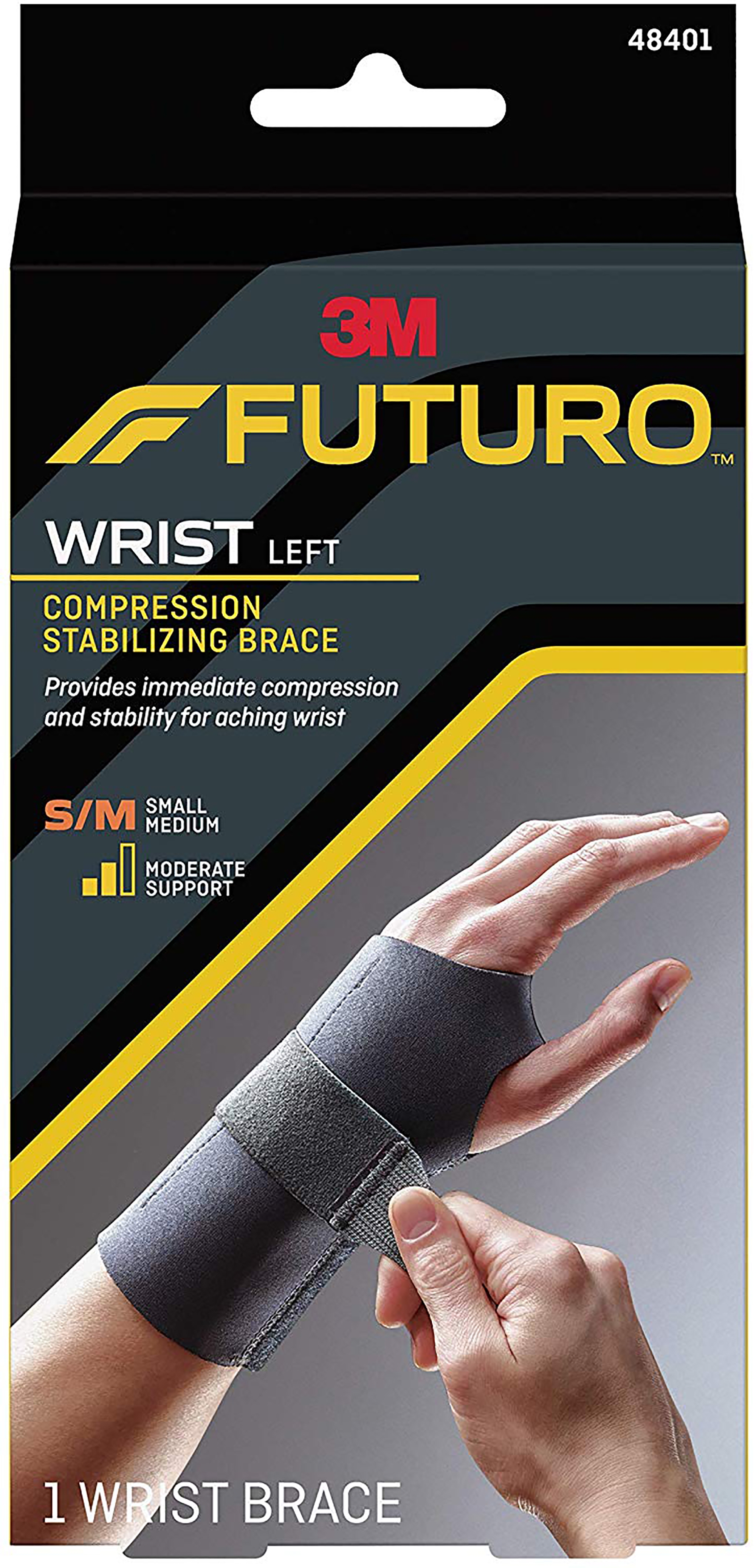 3M Futuro Left Wrist Brace, Small MK 971914