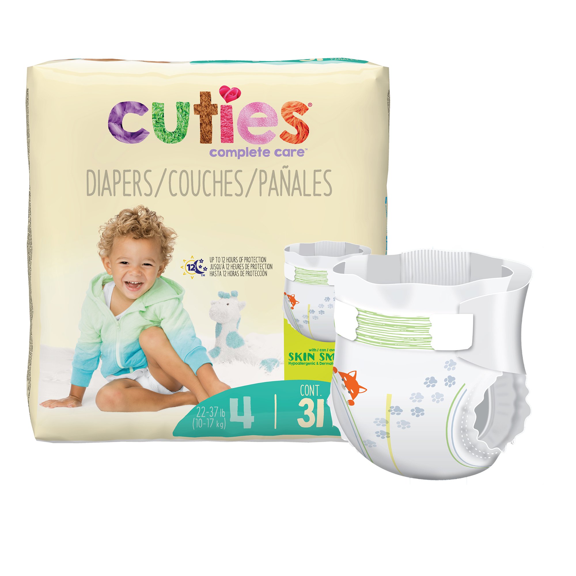 Cuties Premium Diaper, Size 4 MK 699154
