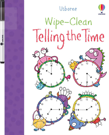 Telling the Time (Wipe-Clean)
