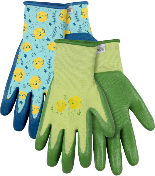 Kids' "Chick Days" Knit Shell & Nitrile Palm