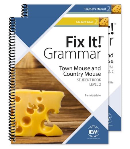 IEW Fix It! Grammar: Level 2 Town Mouse/Country Mouse (Teacher/Student Combo)