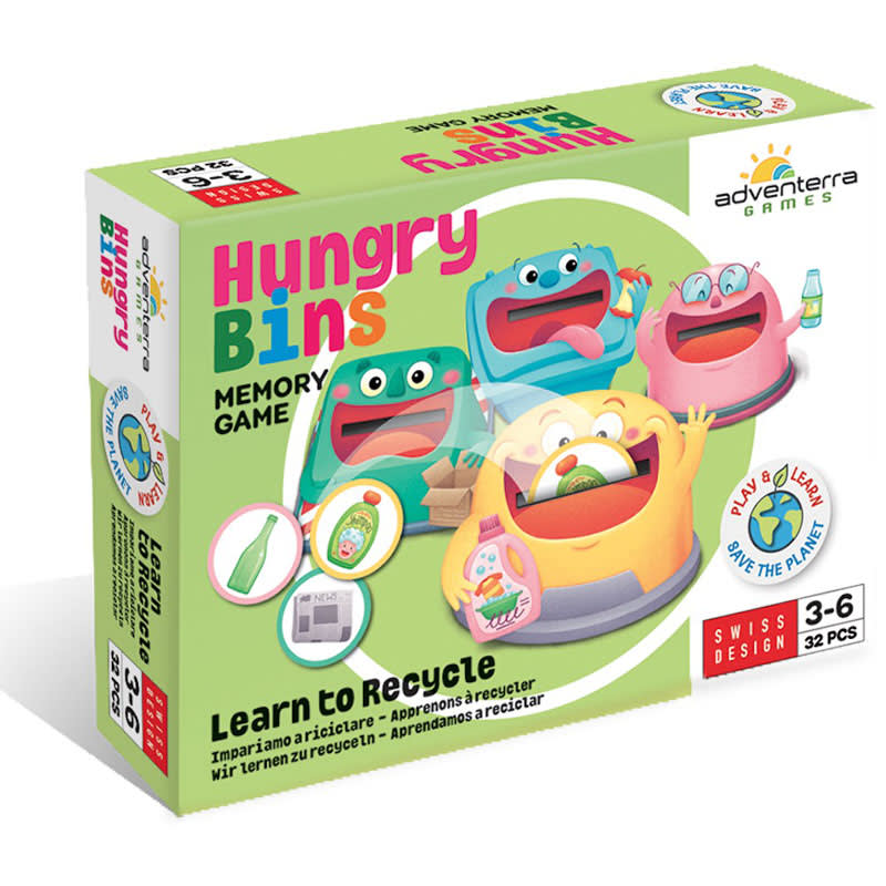 Hungry Bins Memory Game