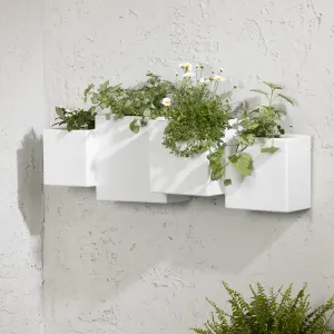 Jardinera de pared para exteriores (juego de 2)