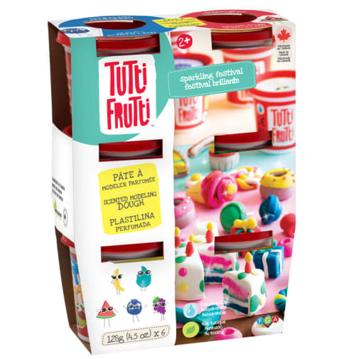 Tutti Frutti Sparkling 6 pack Party Refill (Tutti Frutti Scented Modeling Dough)
