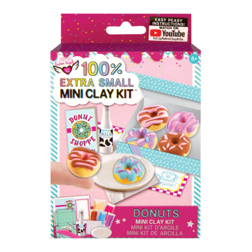100% Extra Small Mini Clay Kit - Donuts