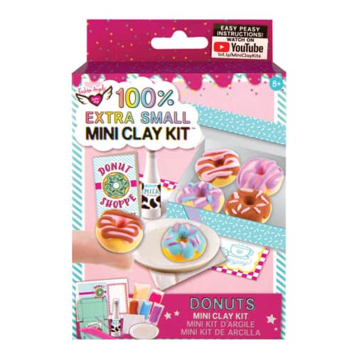 100% Extra Small Mini Clay Kit - Donuts