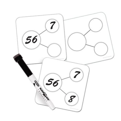 Write-On/Wipe-Off Number-Bonds Cards