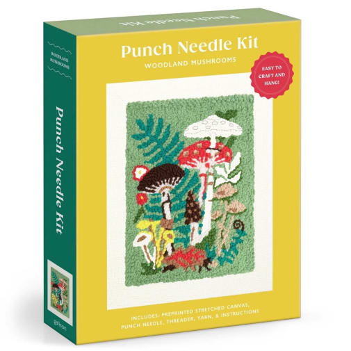 Woodland Mushrooms Punch Needle Kit