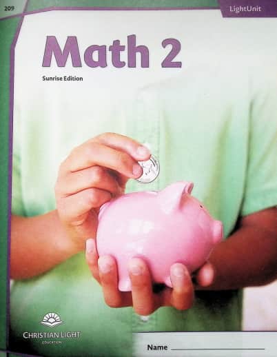 Christian Light Math LightUnit 209 Sunrise Edition