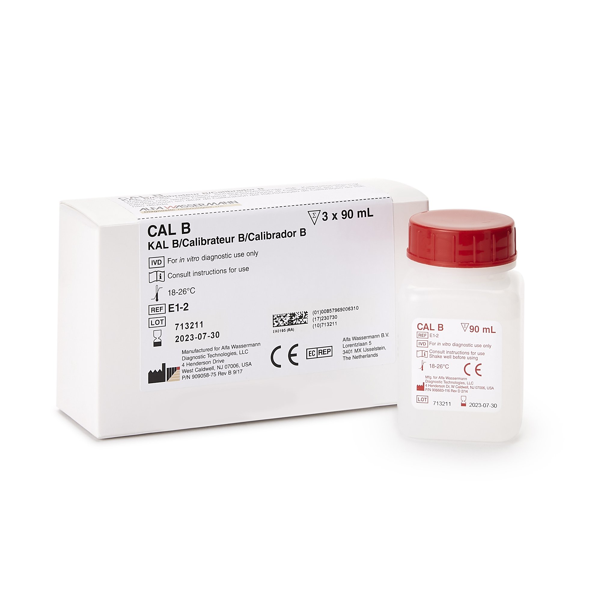ACE Calibrator for ACE Analyzer, CAL B test MK 206133