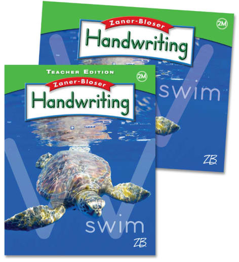 Zaner-Bloser Handwriting Grade 2M Home School Bundle - Student Edition/Teacher Edition (2012 edition)