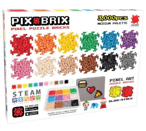 Pix Brix Container - Medium Palette (3000 pieces)