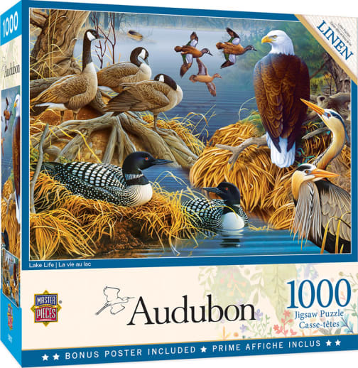 Audubon Lake Life Puzzle (1000 piece)