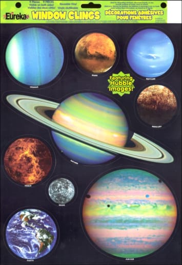 Hubble Image Planets Decoration Clings
