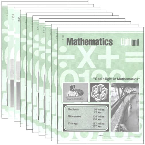 Functions & Trigonometry LightUnit Set 1201-1210