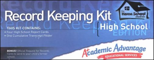 Record Keeping Kit - High School Edition