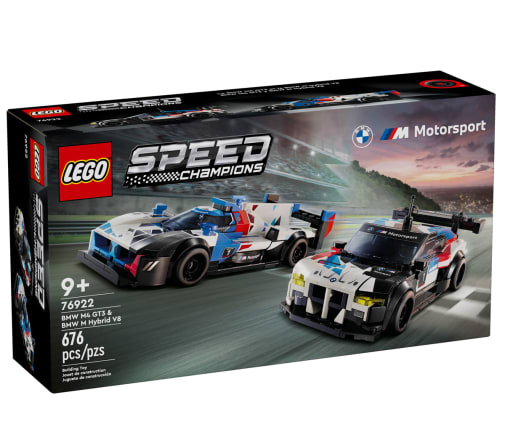 LEGO Speed Champions BMW M4 GT3 & BMW M Hybrid V8 Race Cars (76922)