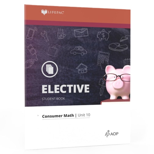 Consumer Math Lifepac - Unit 10 Worktext