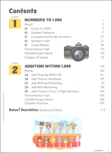 Primary Mathematics Student Book 2A (Revised edition - 2022