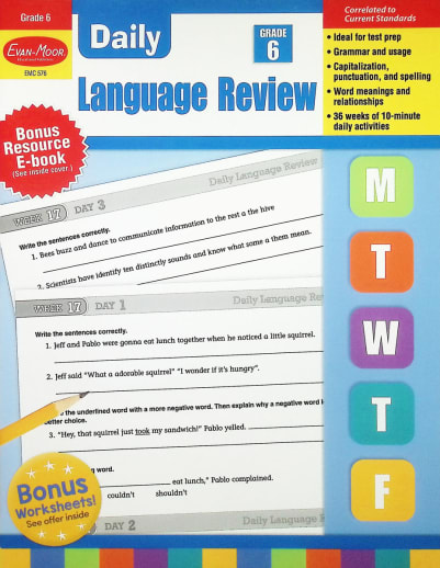 Daily Language Review Grade 6 (Common Core Edition)