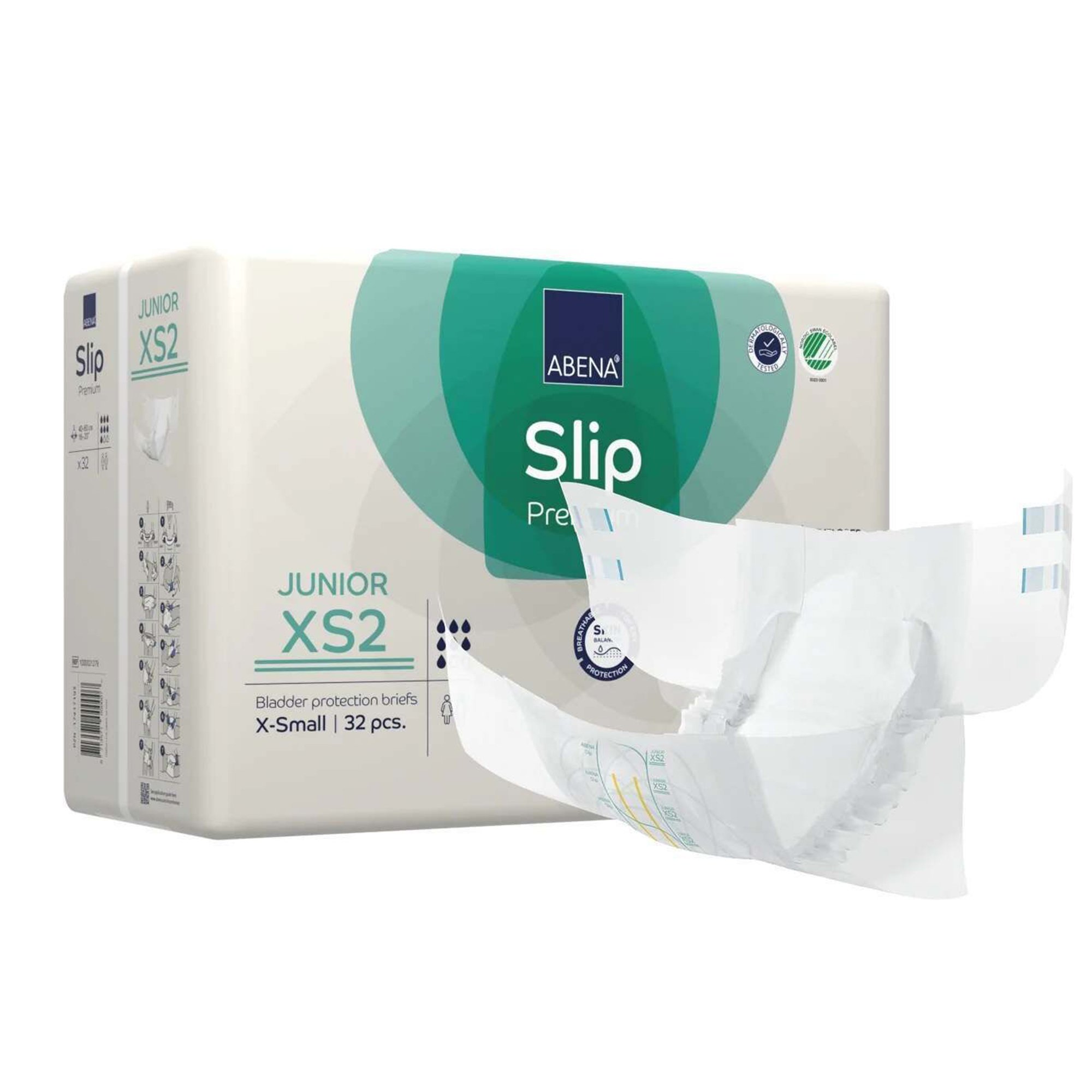 Abena Slip Premium Junior XS2 Incontinence Brief, Extra Small MK 1218195