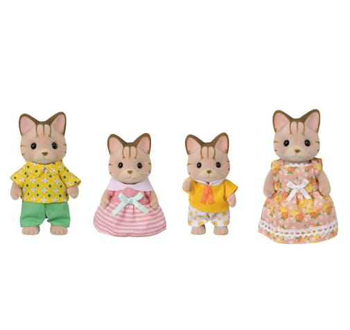 Striped Cat Family (Calico Critters)