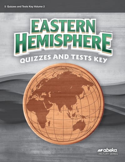 Abeka Eastern Hemisphere History/Geography Quiz and Test Key