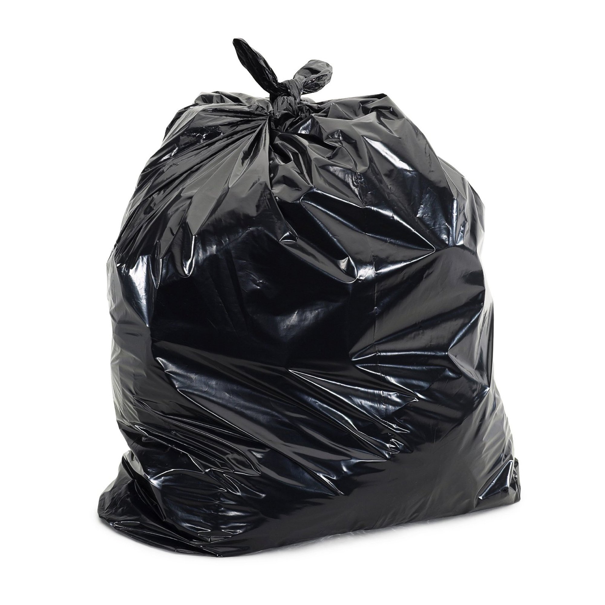 Colonial Bag Extra Heavy Duty Trash Bag, Black, 33-gallon Capacity MK 788495