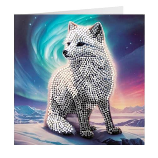 Crystal Art Card Kit: Aurora the Fox