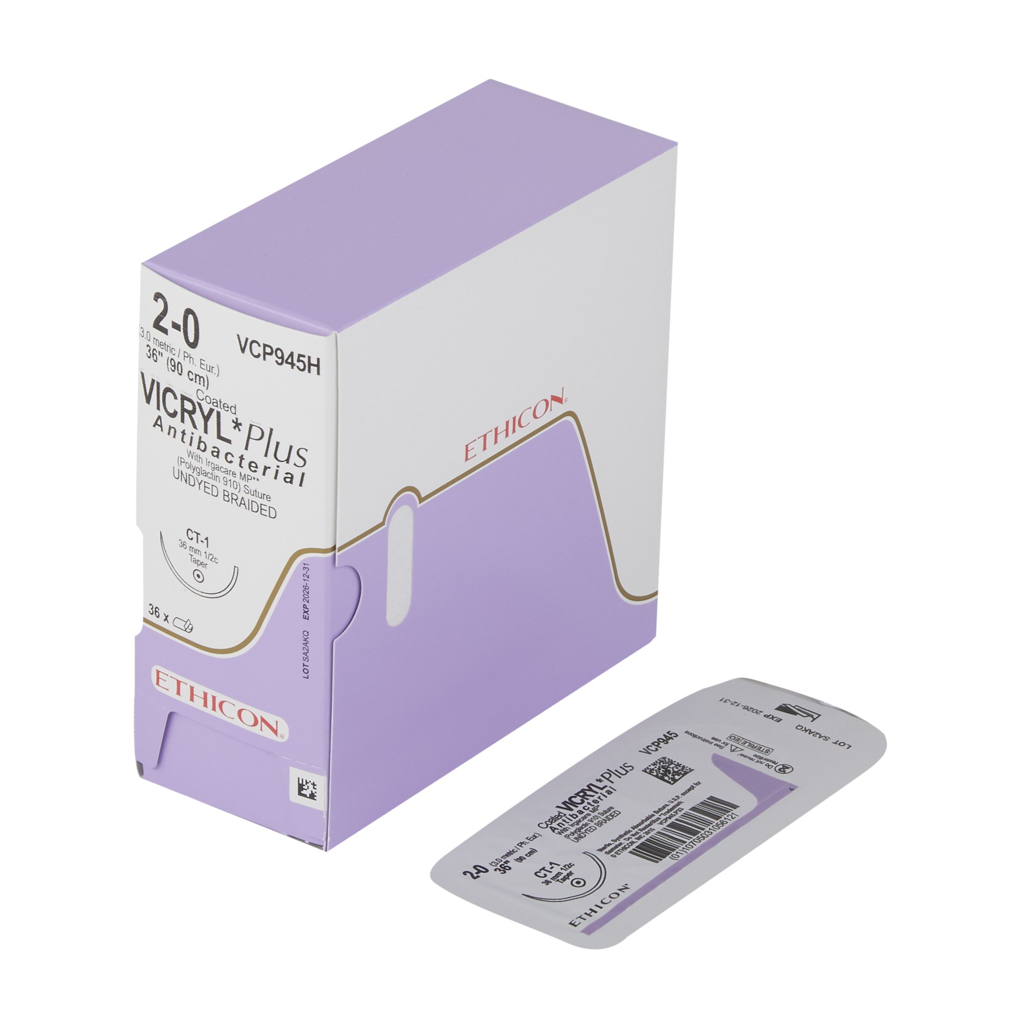Coated Vicryl Plus Suture with Needle MK 458150