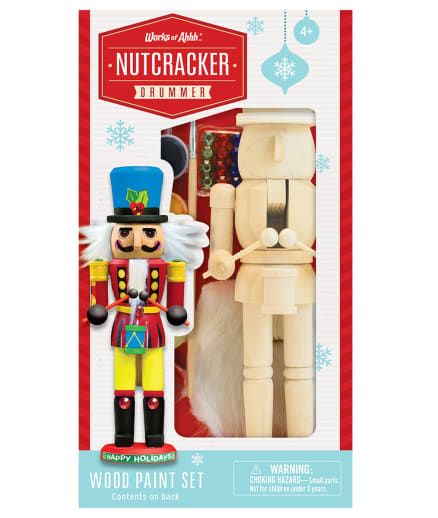 Nutcracker Drummer Wood Painting Kit