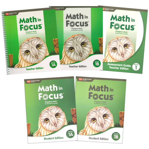 Math in Focus 2020 Homeschool Kit Course 1