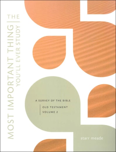 Most Important Thing You'll Ever Study Volume 2 (Old Testament)
