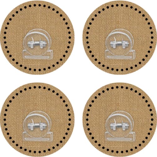 Clingy Thingies Hooks & Clips - Burlap Clips