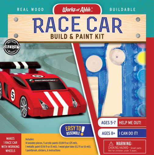Build & Paint Kit - Race Car