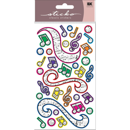 Colorful Music Stickers
