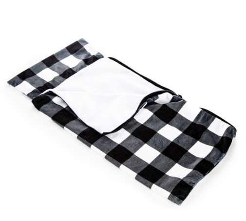 Black & White Sleeping Bag Accessory for 18 Inch Dolls