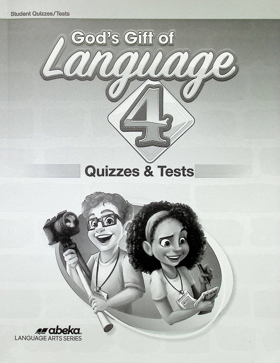 God's Gift of Language 4 Quiz and Test Book (Bound)