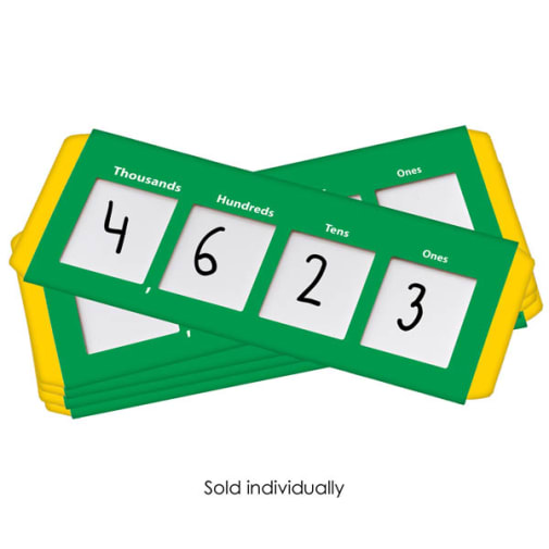 Place Value Slider: Ones to Thousands