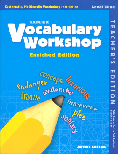 Vocabulary Workshop Enriched Teacher Edition Grade 5 (Blue)