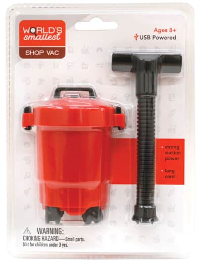 World's Smallest Shop Vac - USB Powered